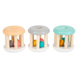 Small foot - houten baby ratel pastel, 3st.