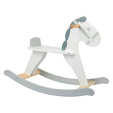 Small foot - houten schommelpaard skandi wit