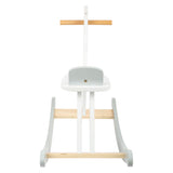 Small foot - houten schommelpaard skandi wit
