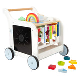 Houten Baby Loopwagen Bloemen