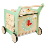 Houten Baby Loopwagen Activiteitencentrum Pastel Groen