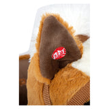 Small foot - houten schommelpaard bruin met zitje en geluid