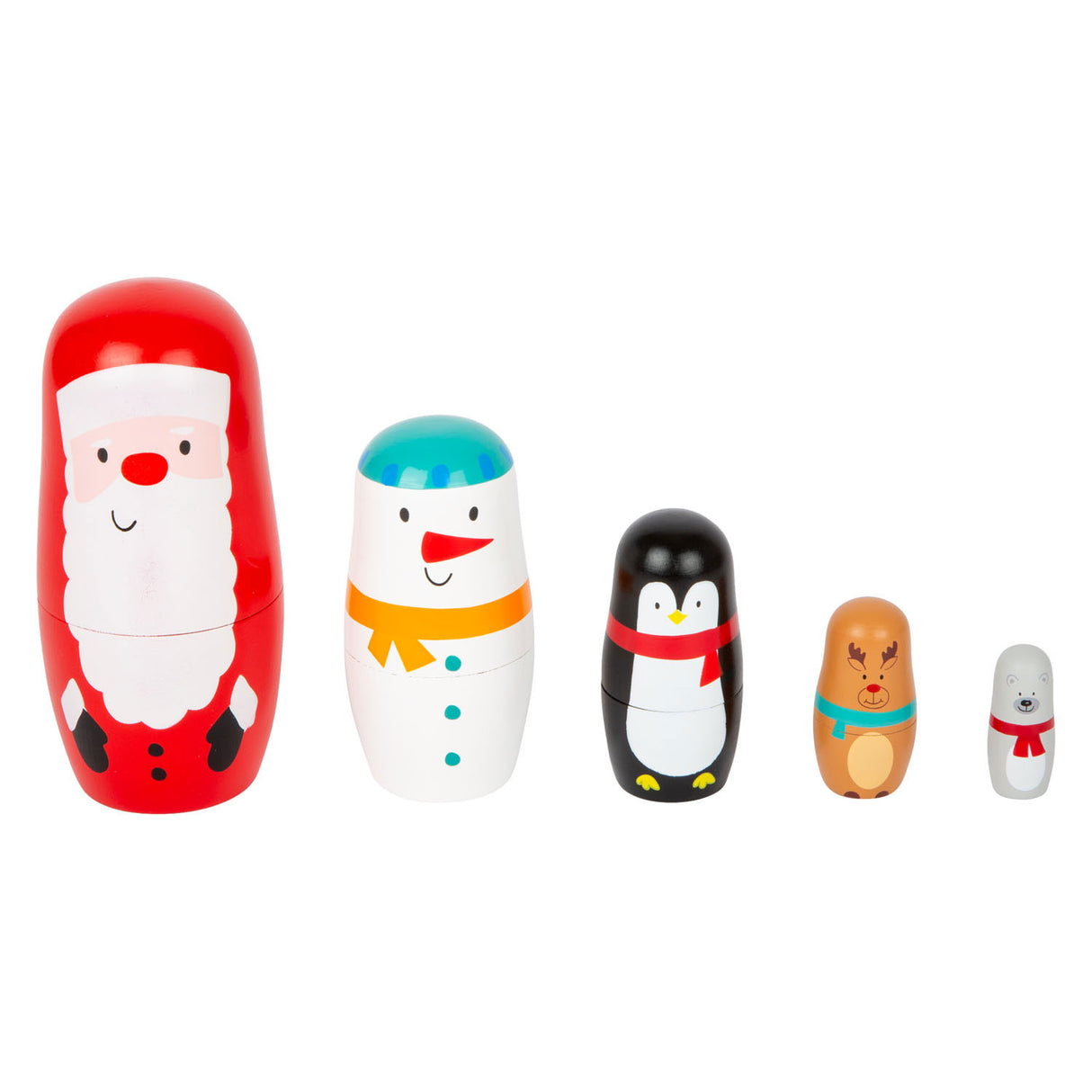 Small Foot Houten Matroesjka Poppen Kerst