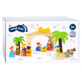 Small Foot Houten Kerststal Speelset, 15dlg.