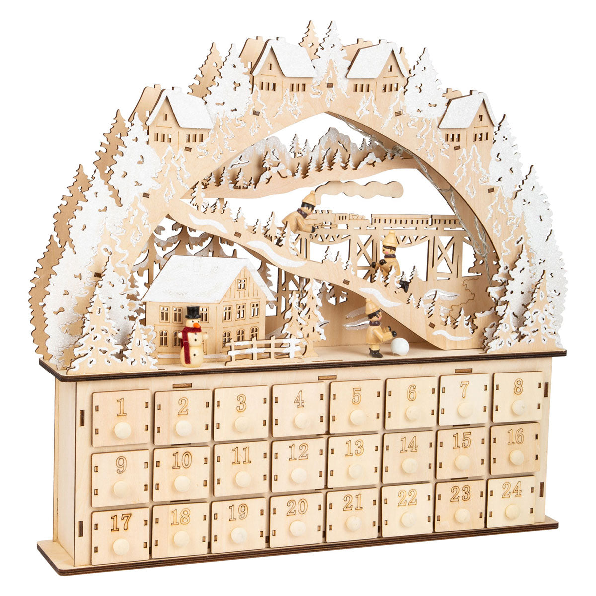 Small Foot Houten Adventskalender Ski