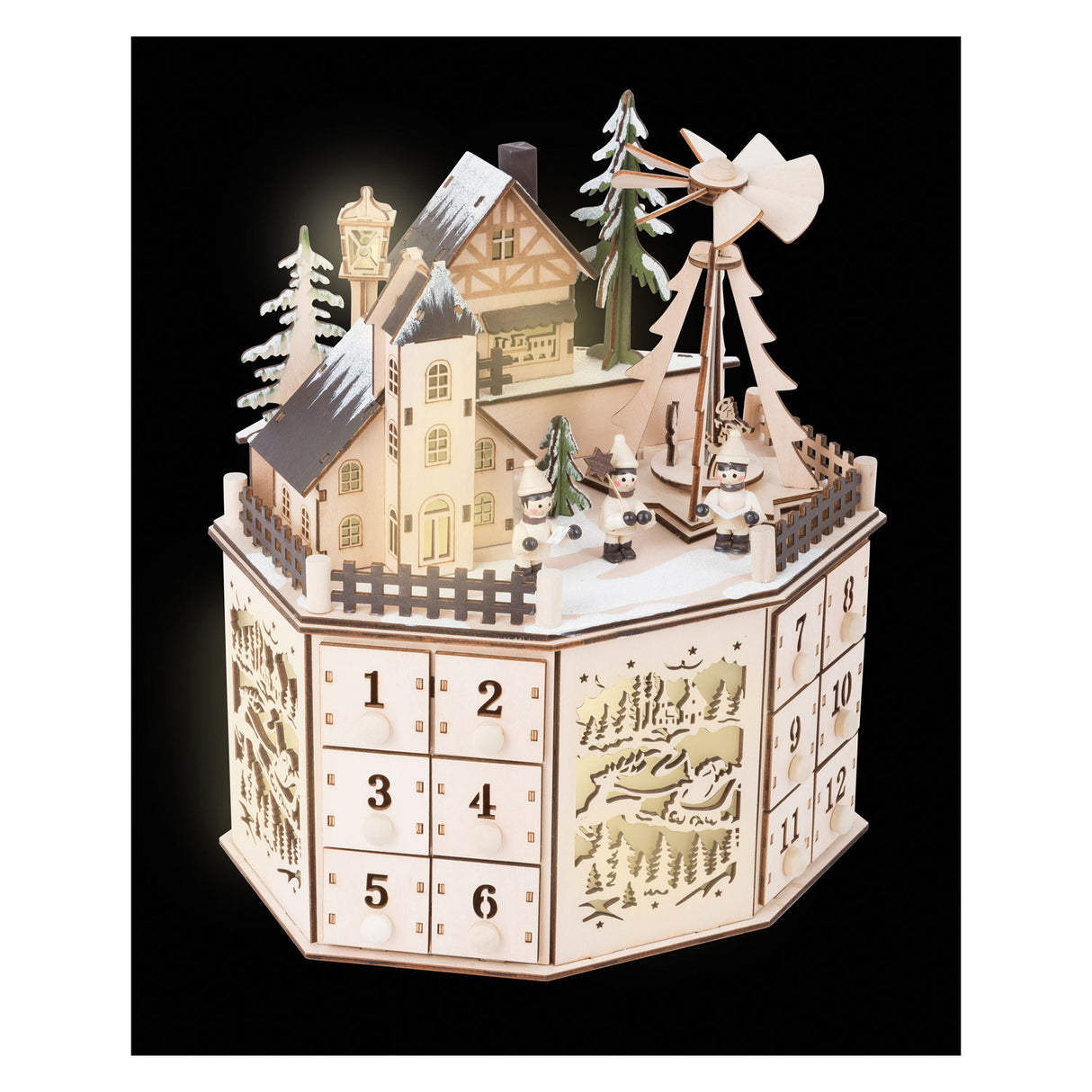 Small Foot Houten Adventskalender Kerst Landschap