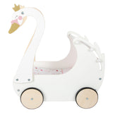 Small Foot Houten Poppenwagen Zwaan