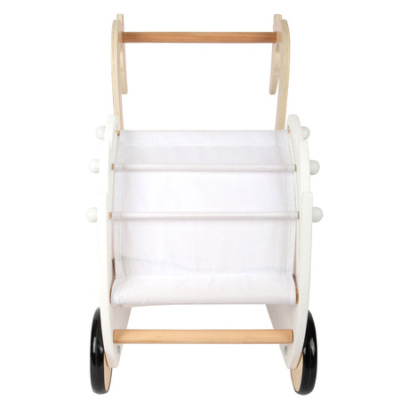 Small foot - houten poppenwagen zwaan