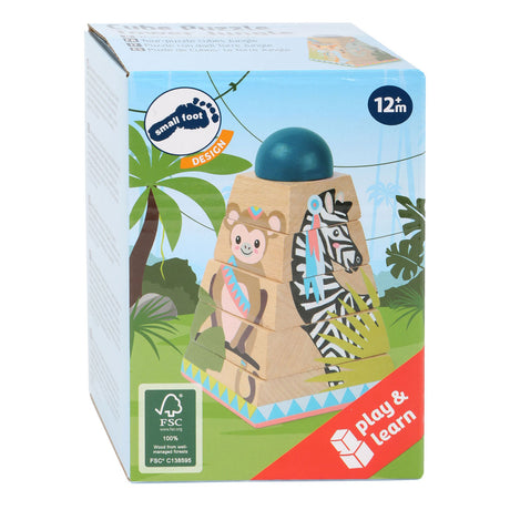 Small Foot Houten Stapeltoren Jungle, 6dlg.