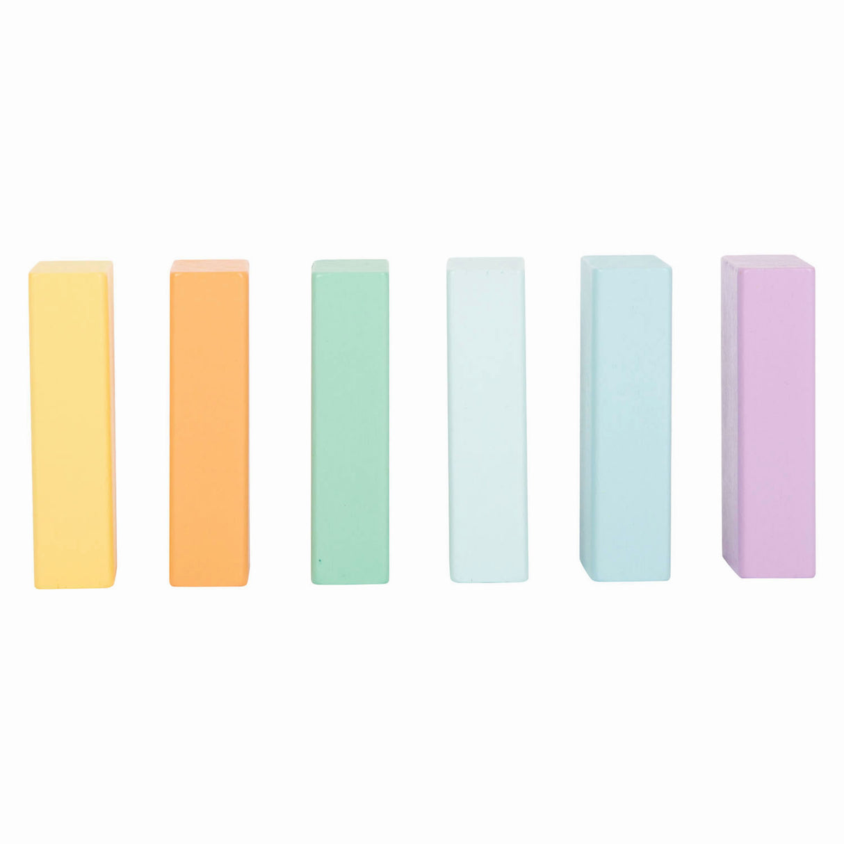 Small foot - houten bouwblokken pastel, 50dlg.