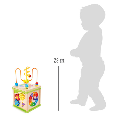Small foot - houten activiteiten motoriek spiraal 5in1