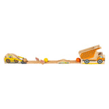 Small foot - houten knikkerbaan junior bouwplaats, 10dlg.