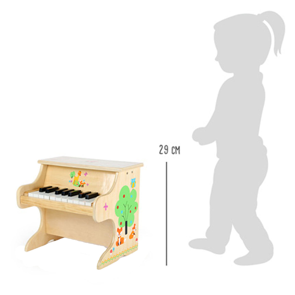 Small Foot Houten Piano Kleine Vos