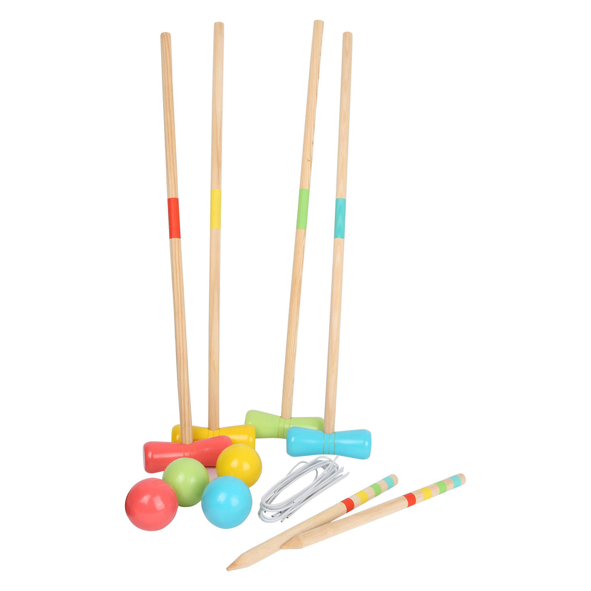 Small Foot Houten Croquet Buitenspel, 20dlg.