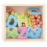 Small Foot Houten Magnetische Letters Kleur, 37dlg.