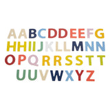 Small foot - houten magnetische letters kleur, 37dlg.