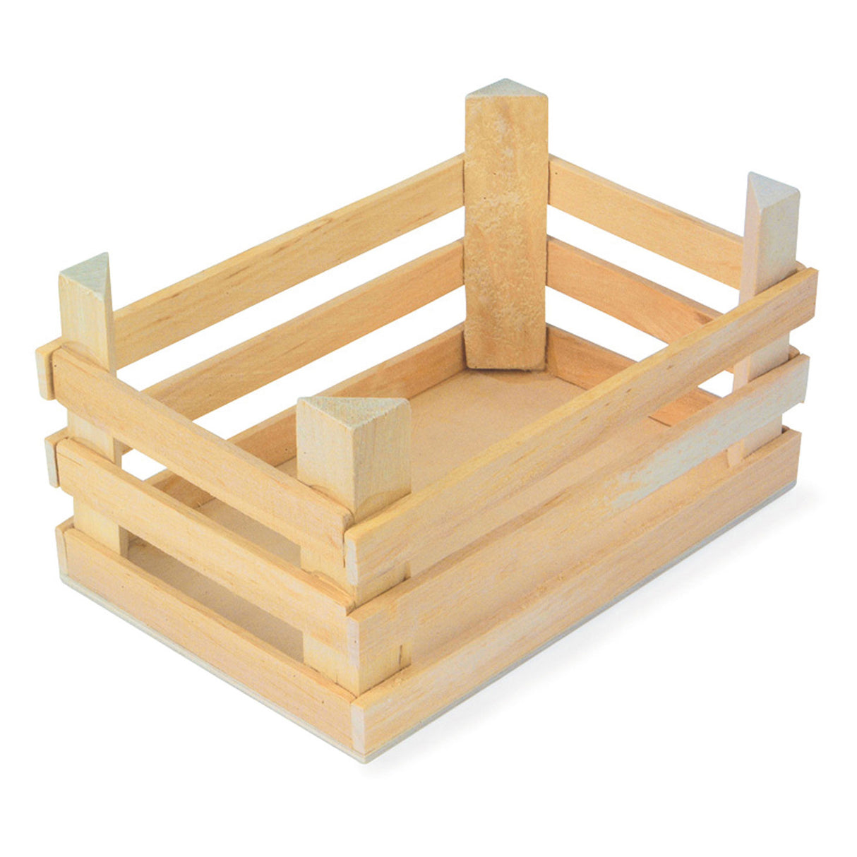 Small Foot Houten Kratjes Groot 18x12x9,5cm, Set van 3