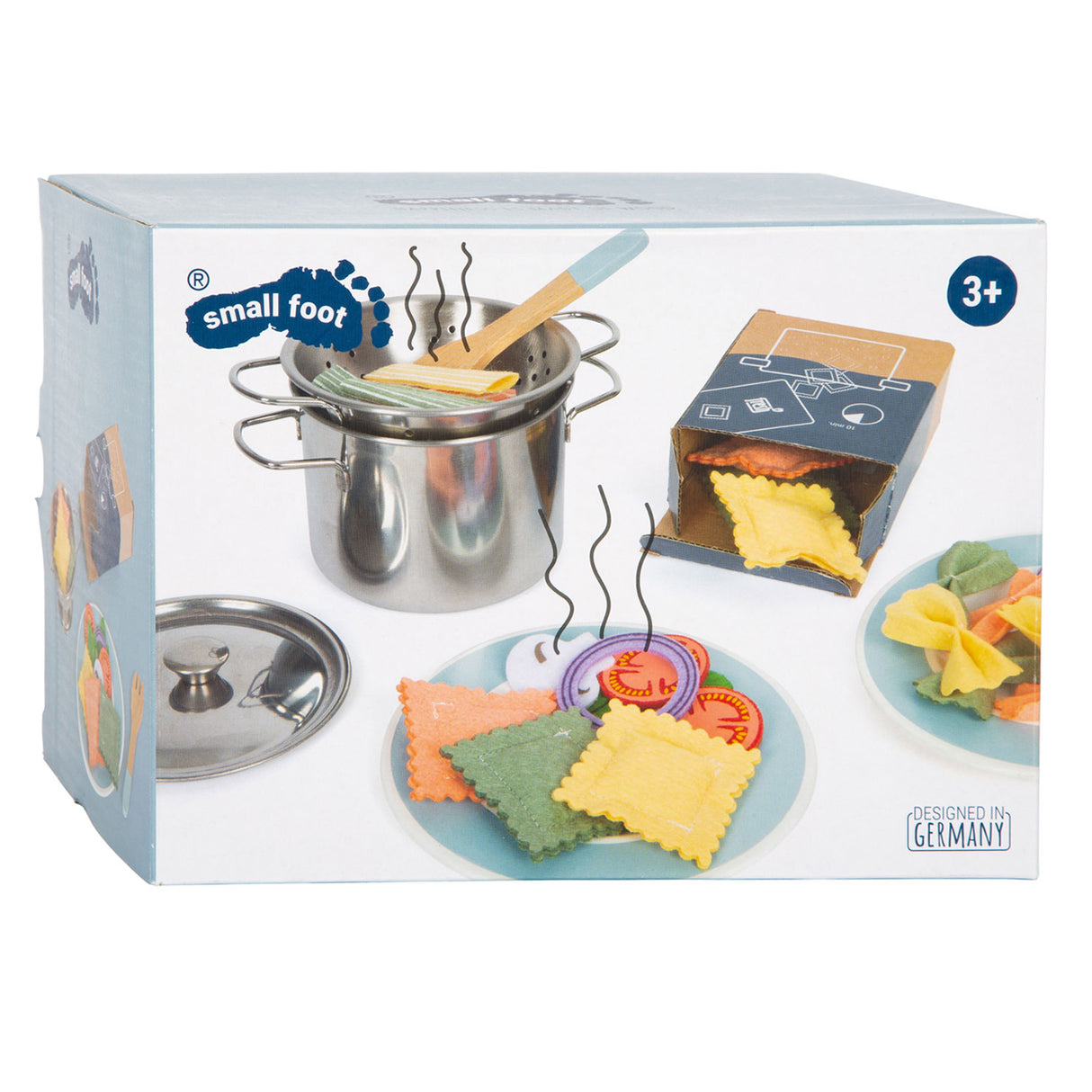 Small Foot Houten Speeleten Pasta Chef Set, 19dlg.