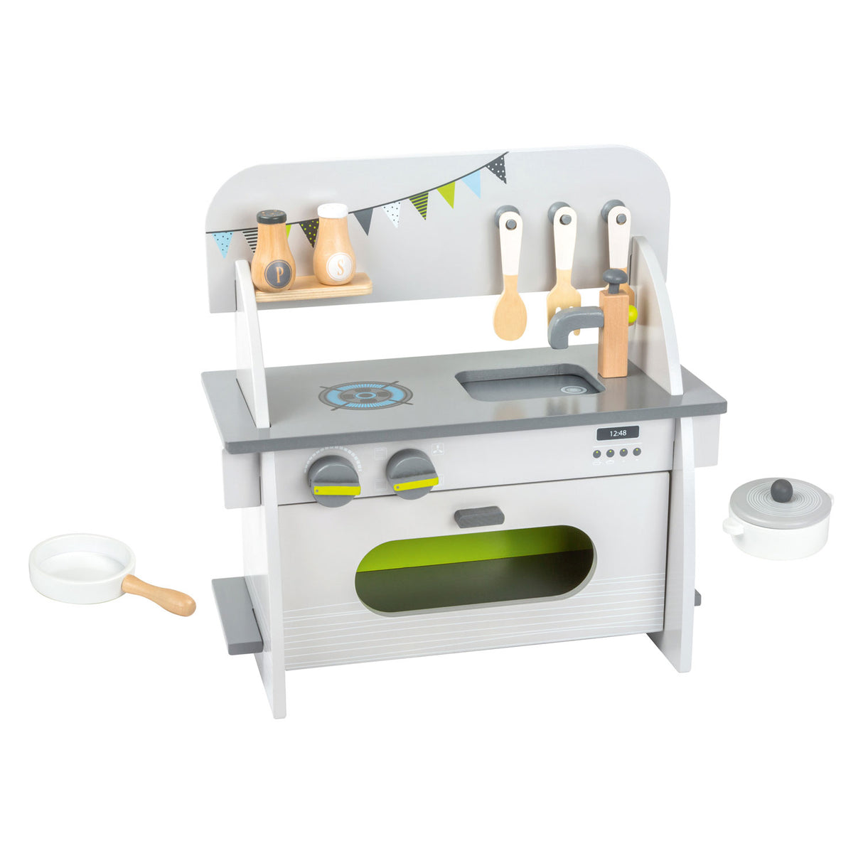 Small Foot Houten Speelkeuken Compact, 9dlg.