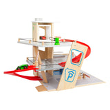 Small foot - houten garage met wasstraat