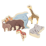 Small Foot Houten Letter en Vormenpuzzel Dieren, 26st.