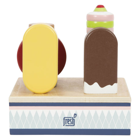 Small foot - houten ijsjes fresh met standaard, 7dlg.