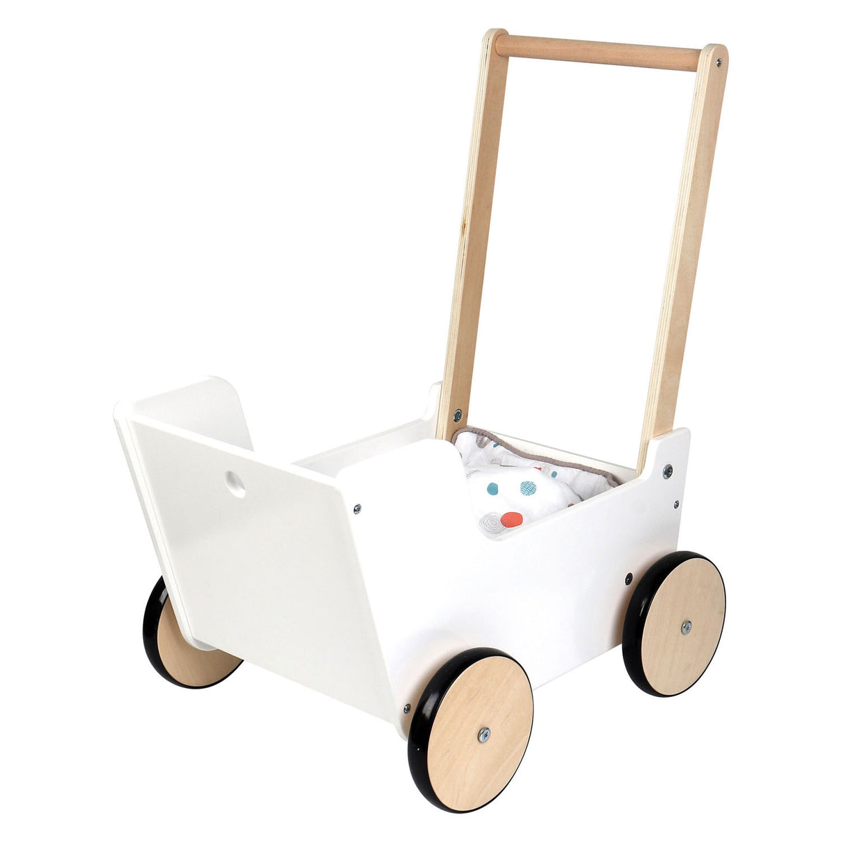 Small Foot Houten Duwpoppenwagen Little Button