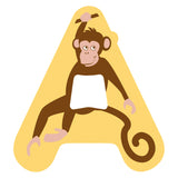 Small foot - houten dieren kinderletter - a