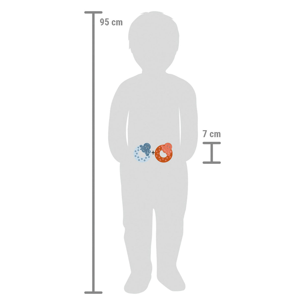 Small foot - houten dieren kinderletter - o