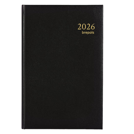 Brepols agenda saturnus week 2026 lima zwart