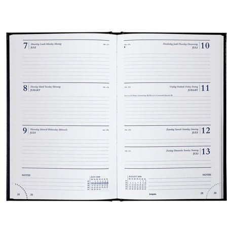 Brepols agenda saturnus week 2026 lima blauw