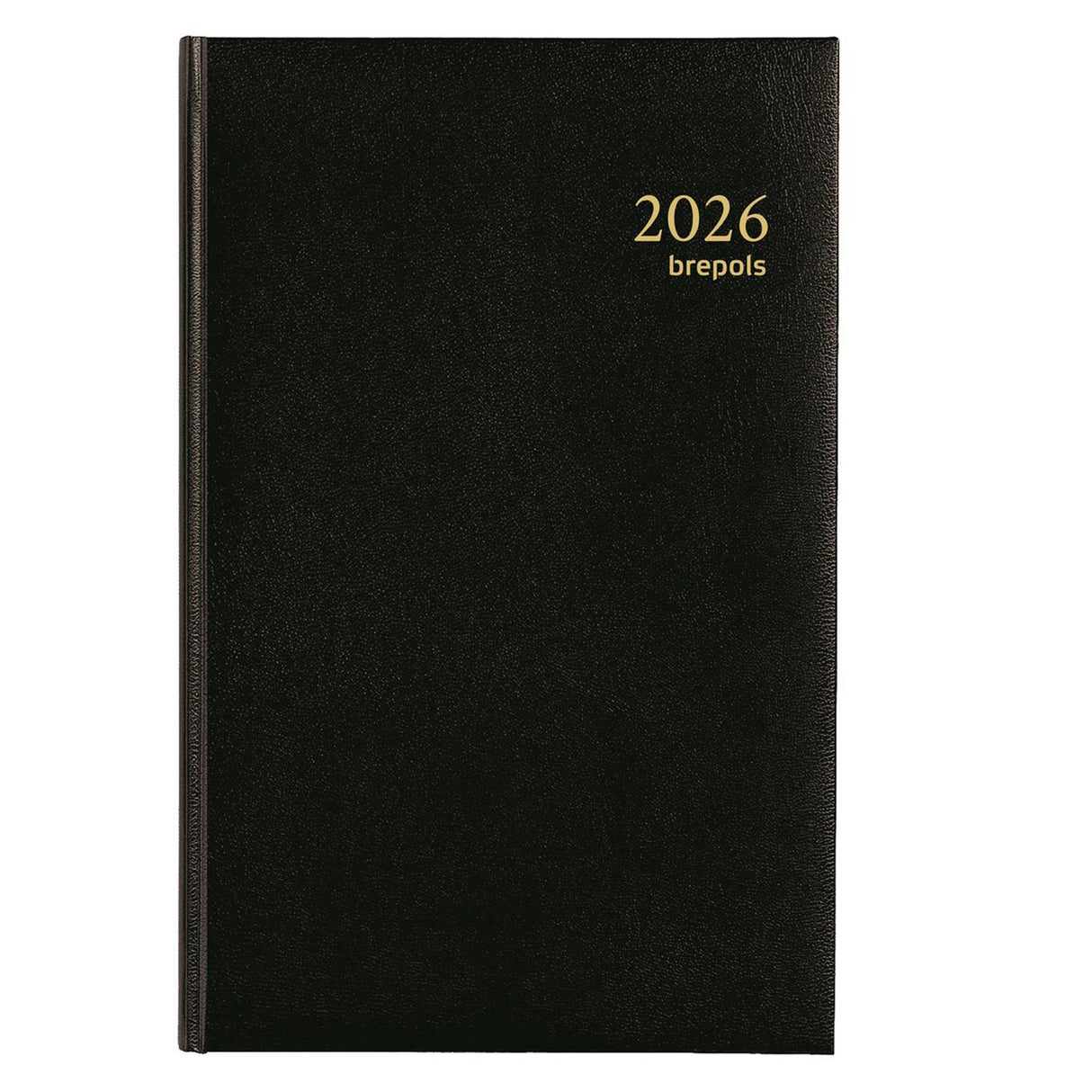Brepols bureau agenda saturnus 1 dag 2026 lima zwart 13,3x20,8cm