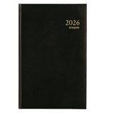 Brepols bureau agenda saturnus 1 dag 2026 lima zwart 13,3x20,8cm