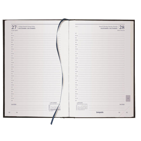 Brepols agenda saturnus 1 dag 2026 lima rood