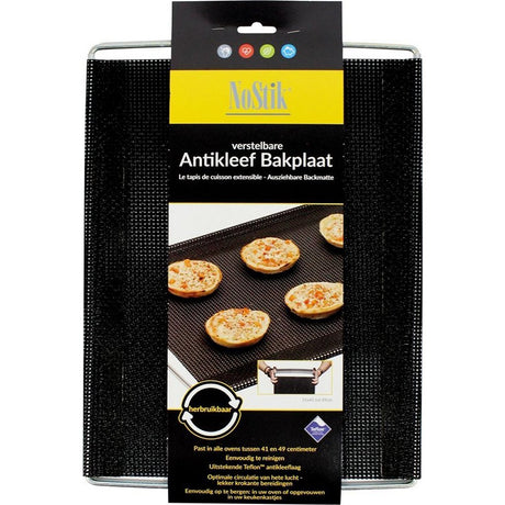 Nostik crisper mat 31x41-49 cm zwart