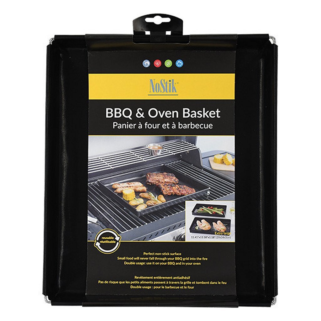 Nostik Nostik Barbecue en Ovenschaal 28x35x4 cm Zwart