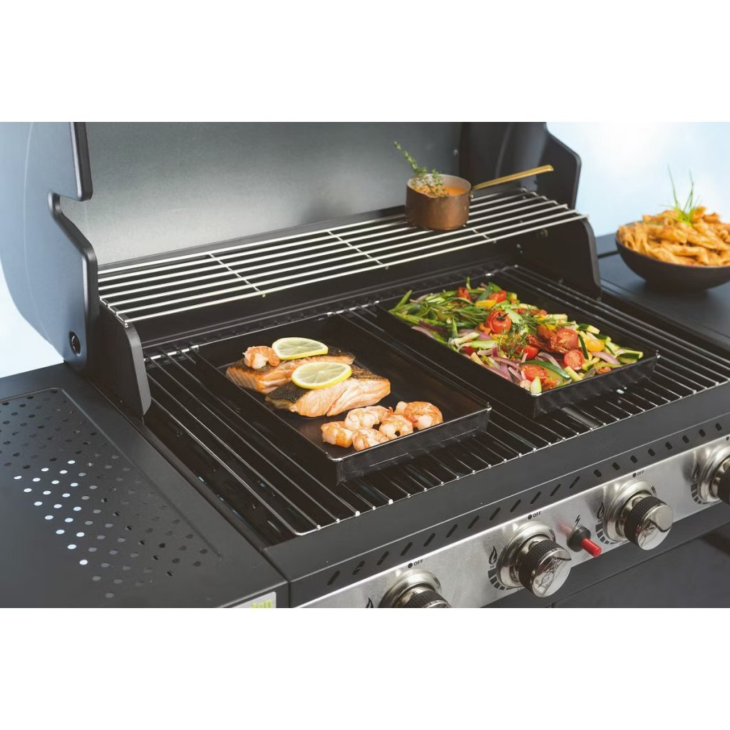 Nostik Nostik Barbecue en Ovenschaal 28x35x4 cm Zwart