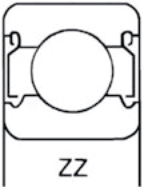 Hq w1-04510 kogellager 6201 zz