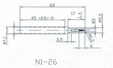 Hq solder tip2 vervangingstip voor solder20 30