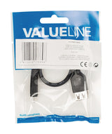 Valueline Valueline Vlcp60570b02 Usb 2.0 Usb Micro B Mannelijk Usb A Vrouwelijk Adapter Kabel 0,20 M Zwart