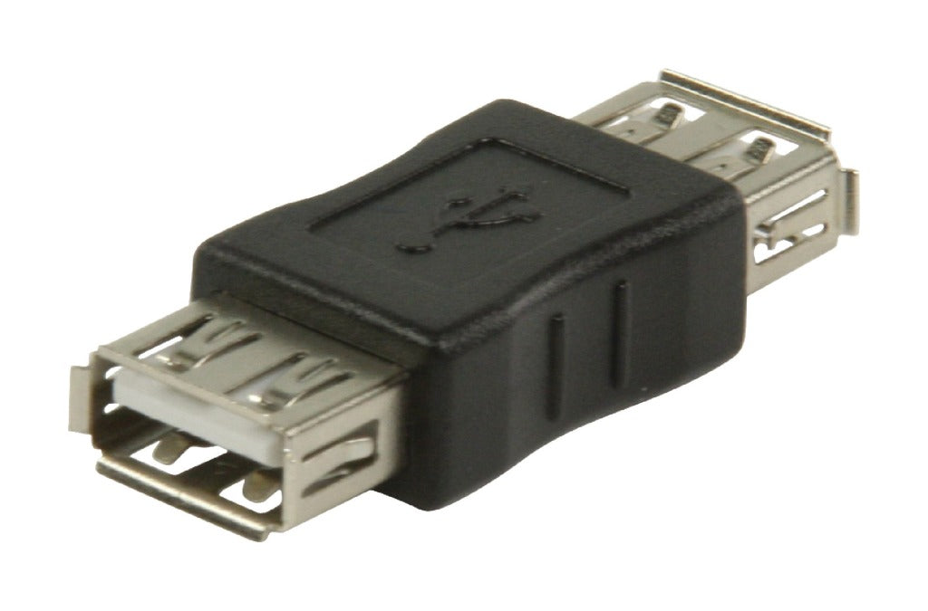 Valueline Valueline Vlcp60900b Usb 2.0 Usb A Vrouwelijk Usb A Vrouwelijk Adapter Zwart