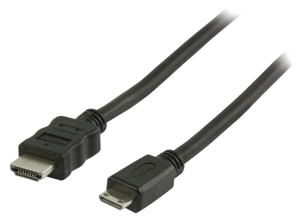 Valueline Valueline Vlvp34500b10 High Speed Hdmi Kabel met Ethernet Hdmi Hdmi Mini-connector 1,00 M Zwart