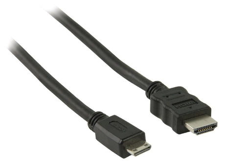 Valueline Valueline Vlvp34500b10 High Speed Hdmi Kabel met Ethernet Hdmi Hdmi Mini-connector 1,00 M Zwart