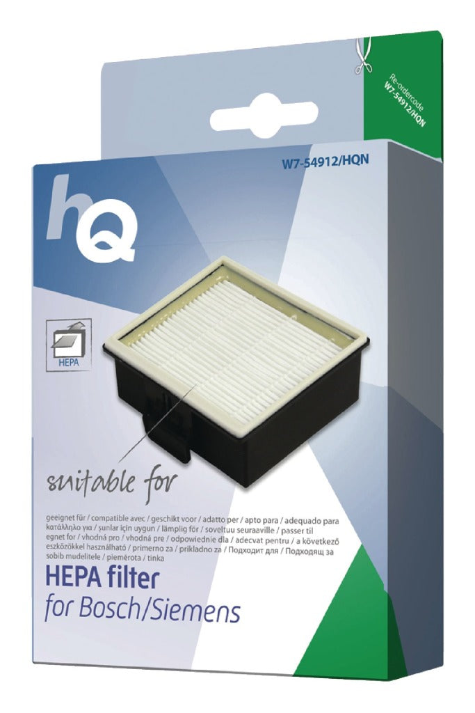 HQ Hq W7-54912-HQN Actieve Hepa-filter Bosch siemens