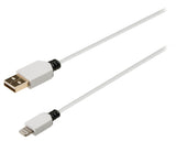 K ouml;nig K ouml;nig KNM39300W10 Sync And Charge Kabel 8-pins Lightning Male Usb 2.0 A Male 1,00 M Wit