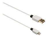 K ouml;nig K ouml;nig KNM39300W10 Sync And Charge Kabel 8-pins Lightning Male Usb 2.0 A Male 1,00 M Wit