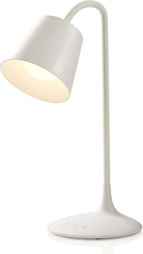 Nedis ltlg3m1wt5 dimbare led-tafellamp aanraakbediening 3 lichtmodi oplaadbare batterij 150 lm