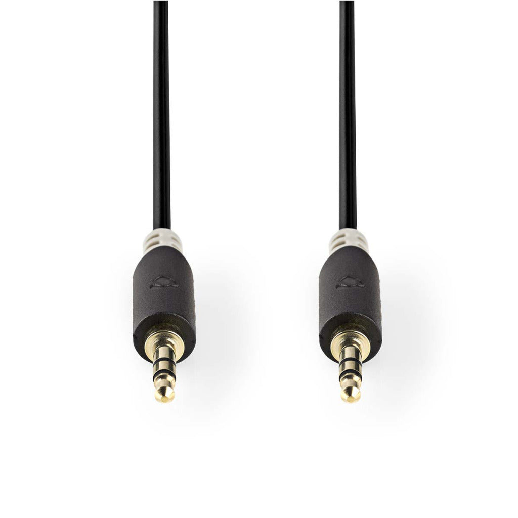 Nedis CABP22000AT20 Stereo Audiokabel 3,5 Mm Male 3,5 Mm Male 2,0 M Antraciet