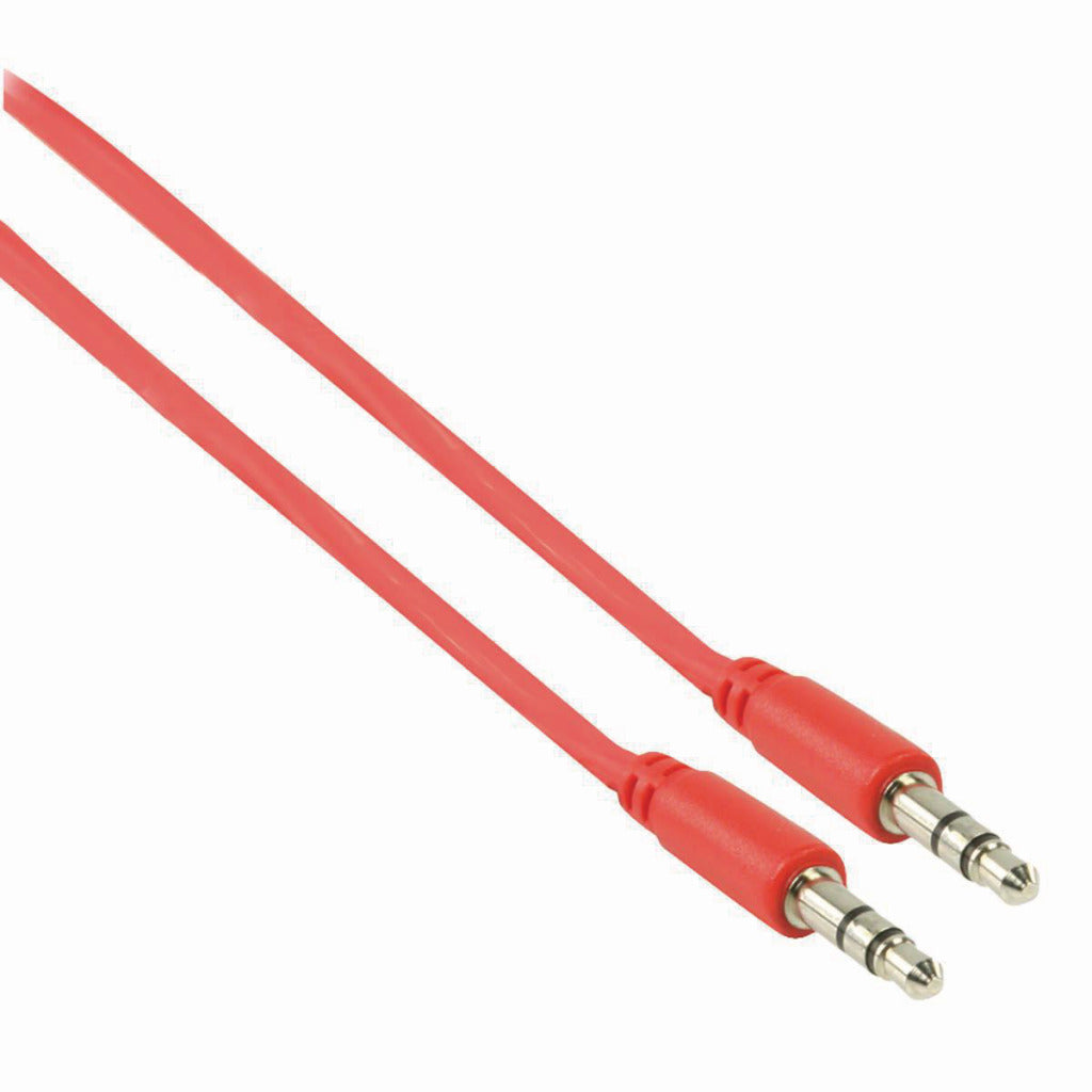 Nedis cagp22005rd10 stereo-audiokabel 3,5 mm male - 3,5 mm male 1,0 m rood