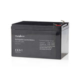 Nedis bala1200012v oplaadbare loodzuuraccu 12v 12 000 mah 167 x 181 x 77 mm